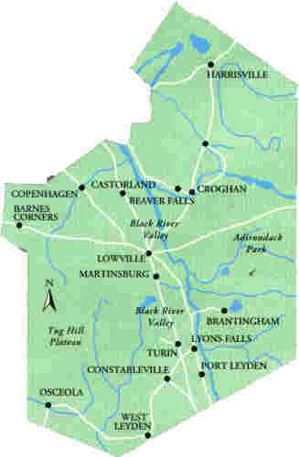 Lewis County Map