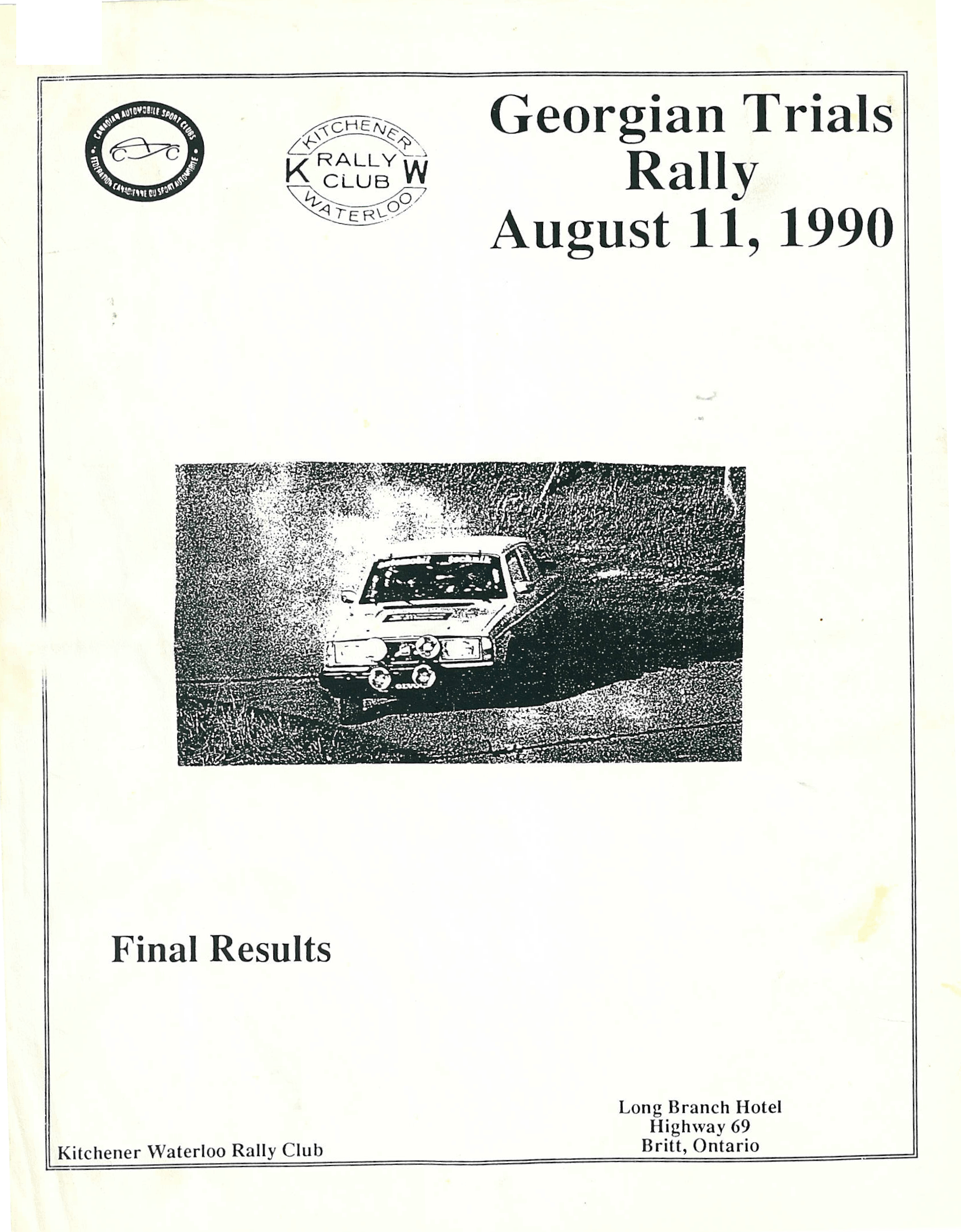 Official Results