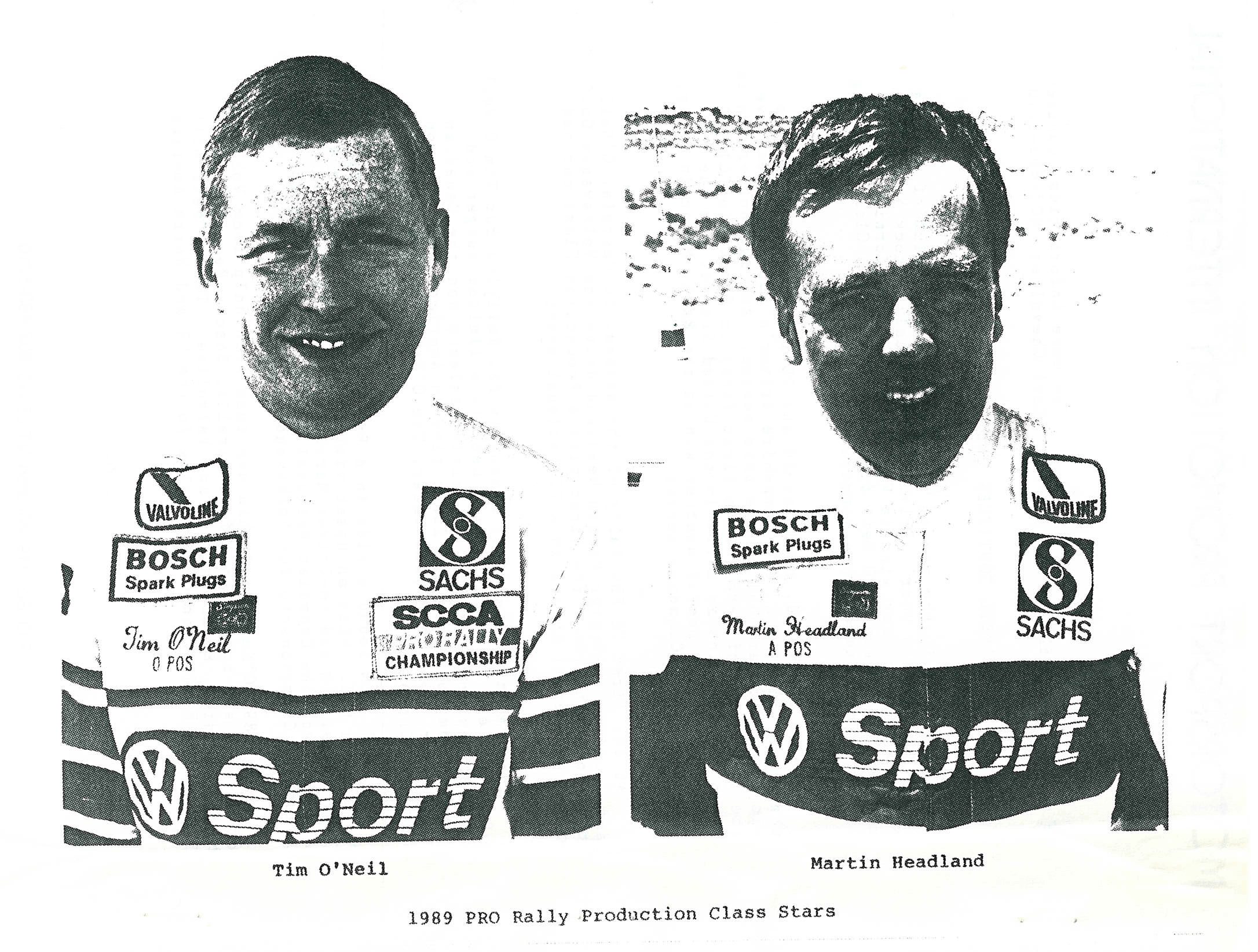 Dartmouth Highlands Rally, 1989