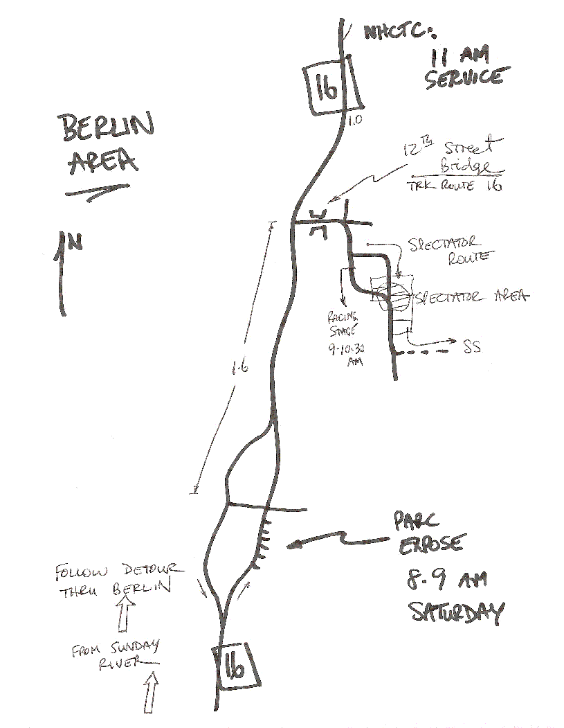 Map of Berlin, NH