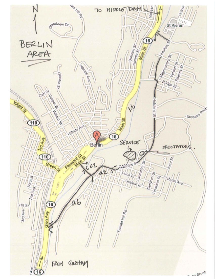 Map of Berlin, NH