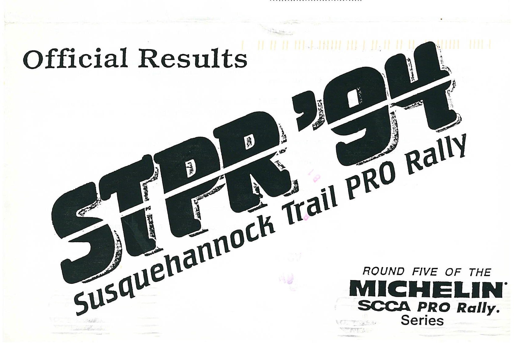 Official Results